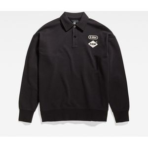G-star - D23495-B782 - Poloshirt - Zwart - Lange Mouwen