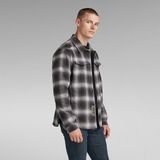 G-star Check Overhemd Bruin Man