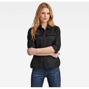 G-star - Fitted Officer - Overhemd - Zwart - Lange Mouwen