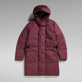 G-STAR G-Whistler gewatteerde parka-jassen voor dames, Paars (wijngaard wijn D24730-D199-D303), XS