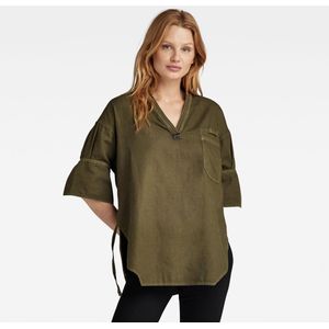 G-Star - D24743-7647-D033 - Tuniek - Groen - Katoen - 3/4 Mouw