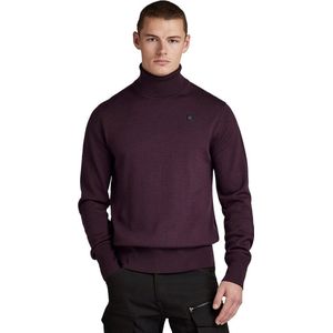 G-star Premium Core Roll Neck Sweater Paars Man