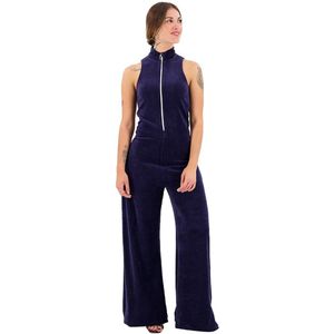 Jumpsuit - Fluweel - Zwart - Katoen/Polyester/Elastaan
