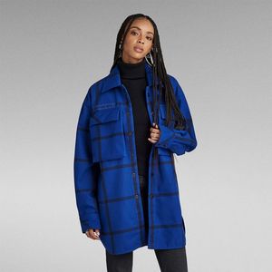 G-star - D23554-d402 - Overshirt - Regular Fit - Ruitpatroon - Gerecycled Polyester