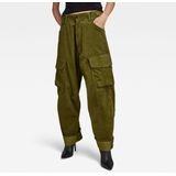 G-star Cord 3d Bf Cargobroek Groen 26 Vrouw