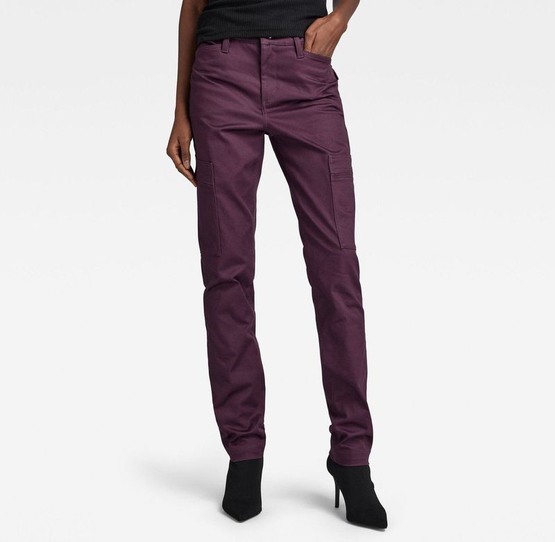 G-star - D23572-c072 - Cargobroek - Paars - 97% Katoen, 3% Elastaan - Slim Fit