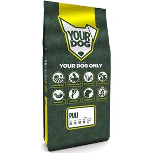 Yourdog Puli Rasspecifiek Puppy Hondenvoer 12kg | Hondenbrokken