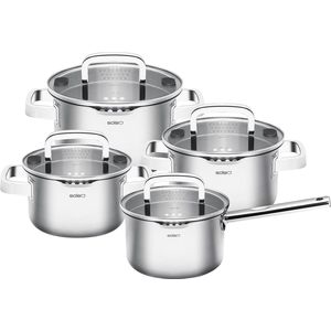 Sola Pannenset Blizz (Kookpan ø 16, 18 & 20 cm, Steelpan ø 16 cm Sola Pannenset Blizz (Kookpan ø 16, 18 & 20 cm, Steelpan ø 16 cm