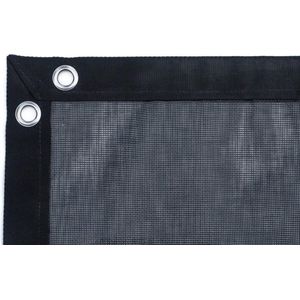 Gaasnet 250 g/m2 - winterafdekking - Afmetingen gaasnet: 4 x 8m - Kleur: Zwart