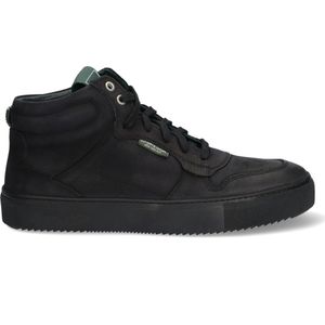 McGregor Heren Sneakers - Zwart - Hoge Sneakers - Leer - Veters