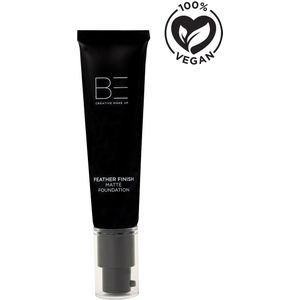 Be Creative - Feather Finish Matte Foundation - 100% Vegan - Langhoudend