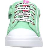 Shoesme - Sneaker - Mintgroen - Luipaardprint - Veter- en Ritssluiting