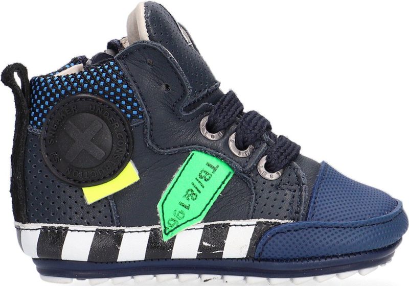 Shoesme - Bp21w109 - Babyschoenen - Blauw - Leer