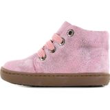 Shoesme Flex FL21W001-A Leren Veterboots Roze/Metallic