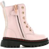 Shoesme roze bikerboot met grove zool