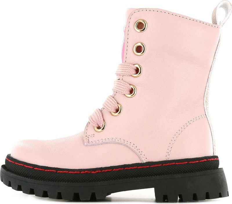 Shoesme roze bikerboot met grove zool