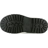 Shoesme zilvermetallic lage bikerboot met stootn