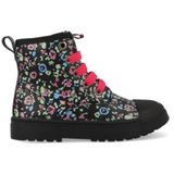 Shoesme - Bikerboots - Zwart - Leer - Multicolor Patroon