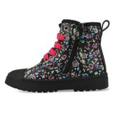 Shoesme - Bikerboots - Zwart - Leer - Multicolor Patroon