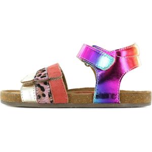 Sandalen Meisjes Rainbow Coral Leer Shoesme