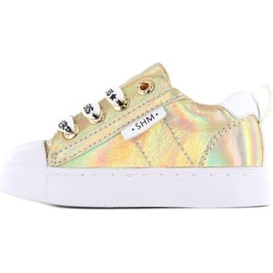 Shoesme SH22S001-A leren sneakers goud