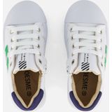 Shoesme Leren Sneakers Wit/Groen