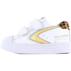 Shoesme Sneakers SH22S016-A Wit / Goud-30 maat 30