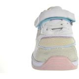 Sneakers | Meisjes | White lilac blue | Leer | Shoesme | Maat 30