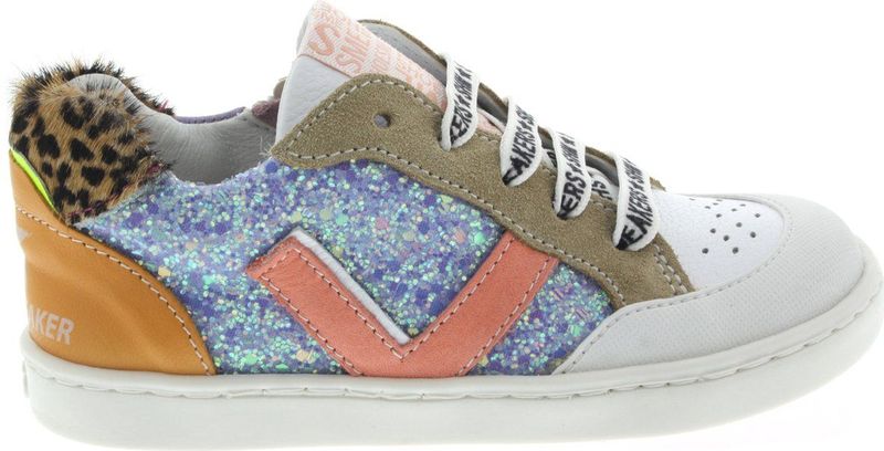 Shoesme Sneakers UR22S043-G Wit Blauw