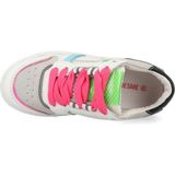 Shoesme Sneaker wit fucsia groen (Maat - 32, Kleur - Wit)