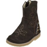 Shoesme - Enkellaarsje - Donkerbruin - 100% Chroomvrij Nubuck Leer