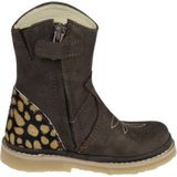 Shoesme - Enkellaarsje - Donkerbruin - 100% Chroomvrij Nubuck Leer