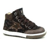 Veterschoenen | Meisjes | BRONZE | Leer | Shoesme | Maat 21