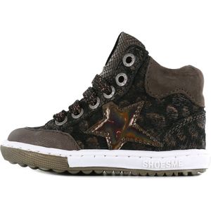 Veterschoenen | Meisjes | BRONZE | Leer | Shoesme | Maat 20