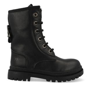 Shoesme Veterboot - Meisjes - Zwart - Maat 26