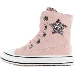 Veterschoenen Meisjes Pink Leer Shoesme
