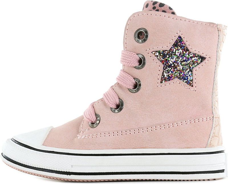 Veterschoenen Meisjes Pink Leer Shoesme
