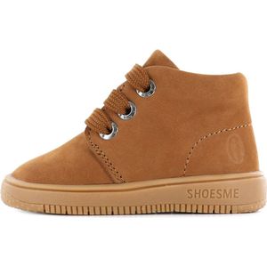 Veterschoenen | Meisjes, jongens | Cognac | Warm gevoerd | Shoesme | Maat 24