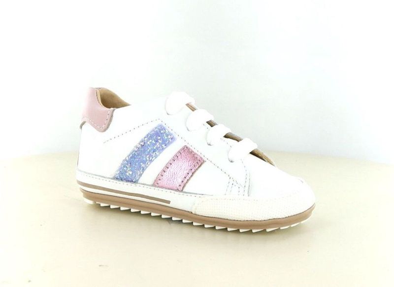 Shoesme - BP23S024-E - Babyschoen - Wit - Leer - Klittenbandsluiting