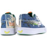 Go Banana's Croco Sneakers Blauw
