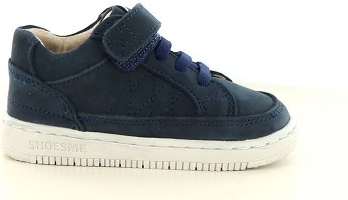 Shoesme - BN23W010 - Klittenbandschoen - Donkerblauw - Nubuck