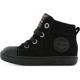 Veterschoenen Jongens Black Leer Shoesme