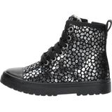 Bikerboots Meisjes Old Silver Leer Shoesme