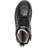 Bikerboots Meisjes Old Silver Leer Shoesme