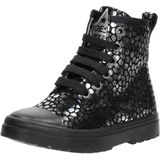 Bikerboots Meisjes Old Silver Leer Shoesme