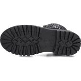 Bikerboots Meisjes Old Silver Leer Shoesme