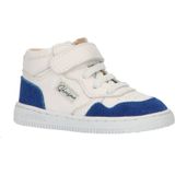 Shoesme leren sneakers wit/blauw