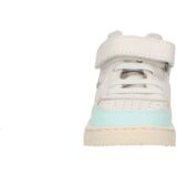 Shoesme leren sneakers wit/blauw/roze