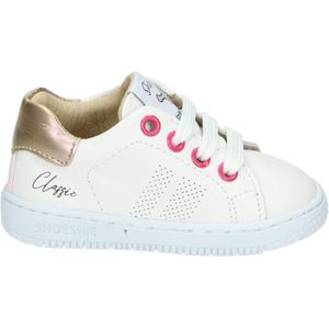 Shoesme Leren Sneakers Wit/Roze