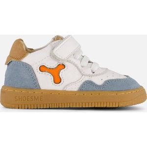 Baby | Babysneakers | Jongens | White Light Blue | Leer | Shoesme | Maat 20